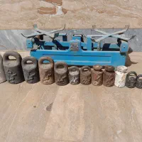 ترازو سنگی قدیمی با ۲۸ کیلو سنگ|کلکسیون و سرگرمی|خمین, |دیوار
