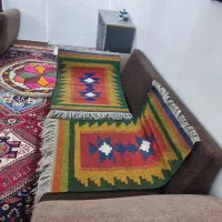 گلیم های دستبافت ۶۰در۱۰۰ تکی ۵۰۰