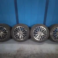 ۴ حلقه رینگ و لاستیک دی زد|قطعات یدکی و لوازم جانبی|تهران,  امام زاده قاسم (نیاوران)|دیوار