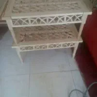 یک عدد تخت سنتی شبکه ای بدون رنگ خام|تخت و سرویس خواب|گلپایگان, |دیوار