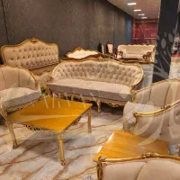 مبلمان مدرن زمرد/لگنی استیل کد 12