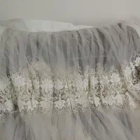 پرده حریر گلدوزی