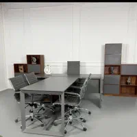 میز کنفرانس کتابخانه کانتر صندلی دکور سکوریت آنتیک|مبلمان اداری|تهران, آجودانیه|دیوار