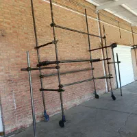 داربست فلزی.اجاره چرخ.تخته.حسینی|خدمات پیشه و مهارت|همدان, |دیوار