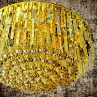 لوستر کریستالی مدل نیلا شماره ۳۵۹۰|لوستر و چراغ آویز|قم, نیروگاه|دیوار