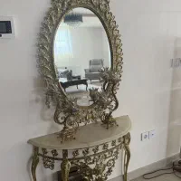 لوستر و آینه شمعدان برنز|لوستر و چراغ آویز|سهند, |دیوار