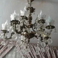 لوستربرنزاصل وقدیمی ومحکم|لوستر و چراغ آویز|تهران, طیب|دیوار