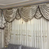 پرده حریر(یالان) در حد نو|پرده، رانر، رومیزی|سبزوار, باهنر|دیوار