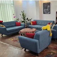 مبلمان ۷ نفره چوب راش برند لاریندار مدل کامفورت