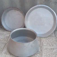 سماور ۲۰ لیتری در حد نو بدون استفاده ۳ عدد ودیگ|ظروف پخت‌وپز|گرمی, |دیوار