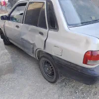 ماشین پراید در شهرستان منوجان