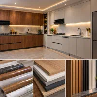 بازسازی کابینت آشپزخانه باروکش PVCدیزاین ارزان شد