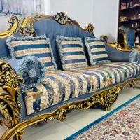 مبلمان سلطنتی ۹نفره و میز ،گل میز|مبلمان خانگی و میز عسلی|صدرا-فارس, فاز ۱|دیوار