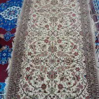 فرش دست بافت ابریشم با مرینوس|فرش|انگوران, |دیوار