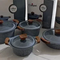 دیگ ۸پارچه سرامیکی یونیک اصل ،نو،مناسب برای جهزیه