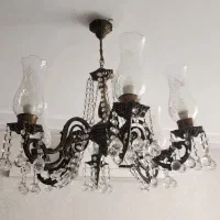 لوستر برنز|لوستر و چراغ آویز|اصفهان, خانه اصفهان|دیوار