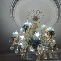 لوستر برنزی 18شعله