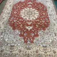 فرش ۶متری تبریز گل ابریشم علیا