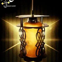 لوستر چوبی|لوستر و چراغ آویز|اصفهان, مفتح|دیوار