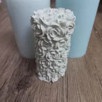 استوانه گلدار
