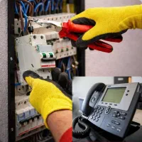 برقکاری و رفع اتصالی برق، خرابی تلفن و ADSL سیمکشی