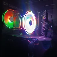 کیس گیمینگ به همراه ستاپ کامل گیمینگ rgb|رایانه رومیزی|جم, |دیوار