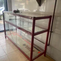 میز پیشخوان و ویترین MDF