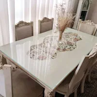 میز نهارخوری۶ نفره چوبی منبت کاری|میز و صندلی غذاخوری|مشهد, الهیه|دیوار