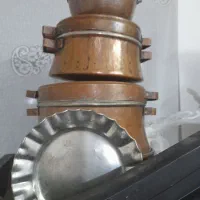 فروش ظروف مسی قدیمی تمیز|کلکسیون اشیاء عتیقه|بابل, |دیوار