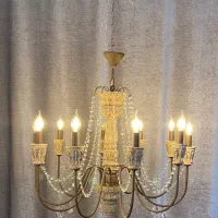 لوستر ریسه چوبی تولیدی عالیجناب|لوستر و چراغ آویز|مشهد, شهرک رازی (شهرک غرب)|دیوار