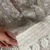 پرده توری نقش دار با کیفیت/ مناسب پذیرایی|پرده، رانر، رومیزی|اصفهان, خانه اصفهان|دیوار