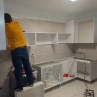 تعمیرات وساخت کابینت کمد دیواری ام دی اف و چوبی