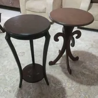 دو تا میز گرد نو و تمیر