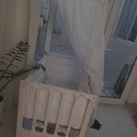 گهواره کودک نونو به رنک سفید خیلی مناسب خواب کودک|اسباب و اثاث بچه|میاندوآب, |دیوار