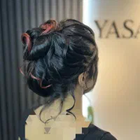 اجرای شنیون و براشینگ مو، و مدل برای شنیون