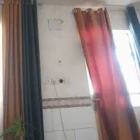 پنل  پرده  رنگ سبز یشمی و طلایی ۶ تا هستن