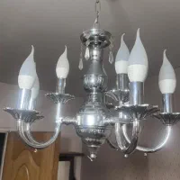 سه عدد لوستر تمام استیل