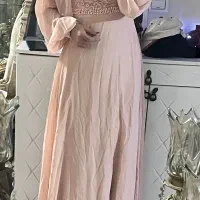 لباس مجلسی حریر گلبهی|لباس|کرج, باغ سیب|دیوار