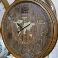 ساعت دیواری طوسی سفید و قهوه ای والرین جدید رسید|ساعت دیواری و تزئینی|اراک, |دیوار