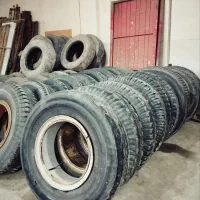 لاستیک تایر۲۴-۱۲همراه بارینگ بچه دار