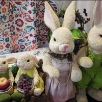 ست خرگوش|مجسمه، تندیس، ماکت|کیش, |دیوار