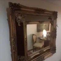 آینه شیک ،  چوب راش ، طول  ۱۶۸ سانت و عرض ۱ متر