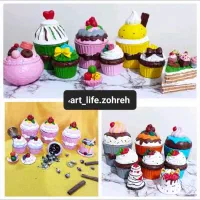 کاپ کیک جای آجیل، ساعت،زیورالات،وسایل یلدایی|ظروف سرو و پذیرایی|فولادشهر, B5|دیوار