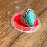 انگشتر دوقاب فیروزه