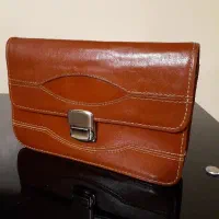 کیف چرم طبیعی پاسپورتی رمزدار مردانه در حد نو|کیف، کفش، کمربند|اندیشه, اندیشه فاز ۲|دیوار
