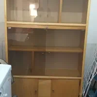 کتابخانه سالم جنس چوبی