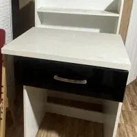 میز خیاطی و تحریر سفید با کشوی بزرگ