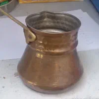 قهوه جوش مسی دسته برنجی|صنایع دستی و سایر لوازم تزئینی|کرج, حسن آباد|دیوار