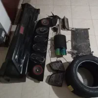 لاستیک کویرپراید،چراغ اسپرت،سپر عقب111موتور فن ریو
