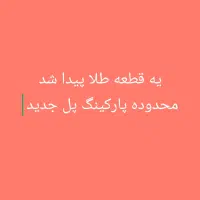 یک قطعه طلا پیدا شده
